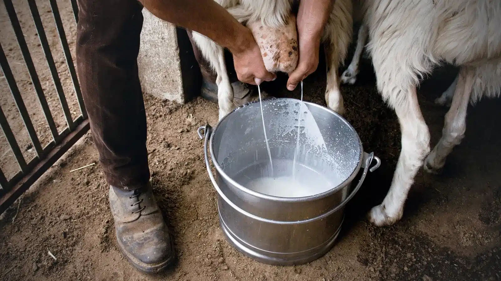 Fresh goat milk handling