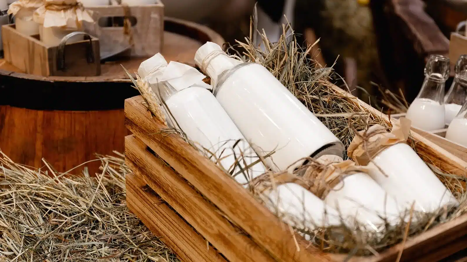 Goat milk lotion for skincare