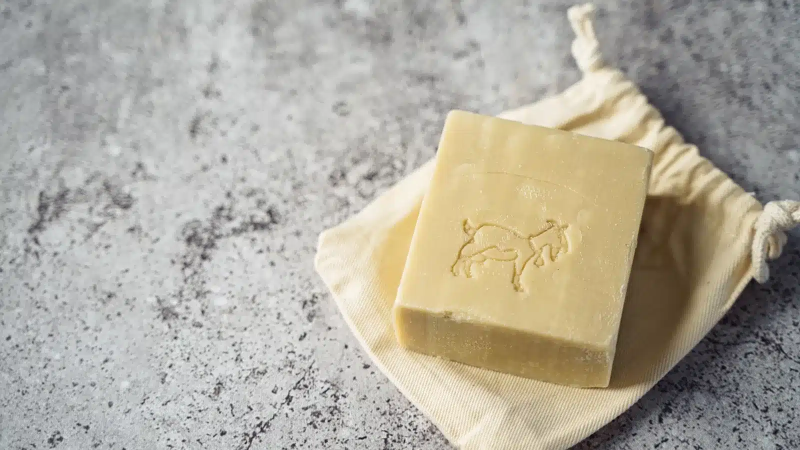 Handmade goat milk soap